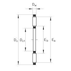 FAG Axial-Nadellager - TC1726