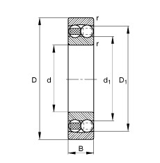 roulements 2306-TVH FAG