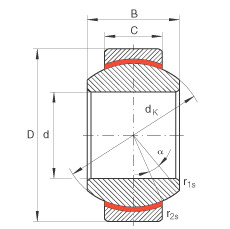 FAG Radial spherical plain bearings - GE8-FW