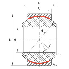 FAG Radial spherical plain bearings - GE8-PW