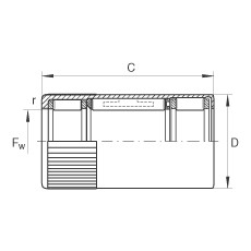 FAG Drawn cup roller clutches - HFL0822-R