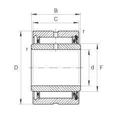 FAG Nadellager - NA4906-RSR-XL