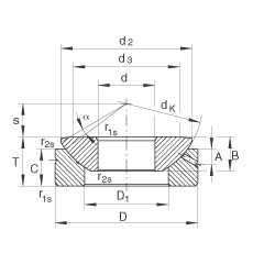 FAG Axial spherical plain bearings - GE140-AX