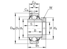 roulements G1203-KRR-B-AS2/V INA