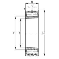 Bantalan Z-567498.ZL-K-C3 FAG