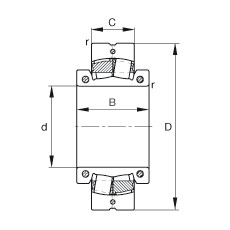 Spherical Roller Bearings 230SM160-MA FAG