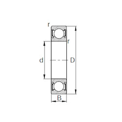 roulements 6017DD KBC