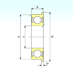 المحامل F687ZZ ISB