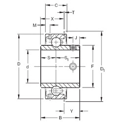 roulements ER39 Timken