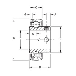 підшипник GYAE25RRB Timken