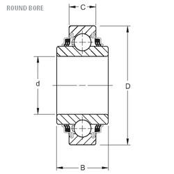 roulements W208PP10 Timken