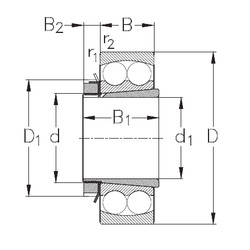 roulements 1215-K+H215 NKE