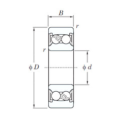 Bantalan 2222-2RS KOYO