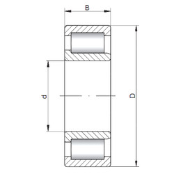 cylindrical bearing nomenclature SL192315 ISO