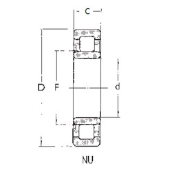 підшипник NU419 FBJ