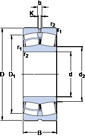 Bantalan 22326 CCJA/W33VA406 SKF