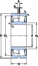 roulements BS2-2210-2RS/VT143 SKF