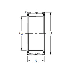 المحامل RNA4832 Timken