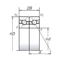 roulements 95BTR10H NSK