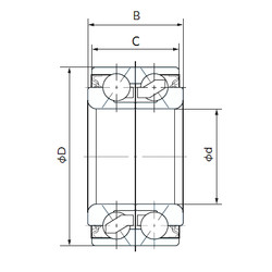 roulements V1-38BVV07-22G NACHI