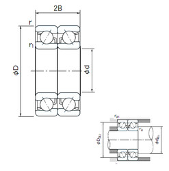 Bantalan 7224DB NACHI