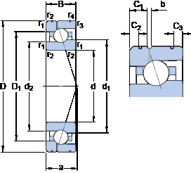 підшипник 7020 ACE/HCP4AL1 SKF