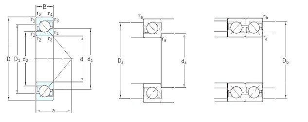 المحامل 7214BECBPH SKF