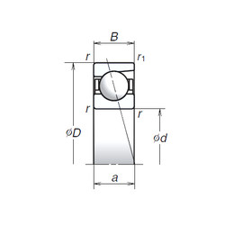 підшипник 708C NSK