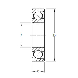 المحامل 7307WN Timken