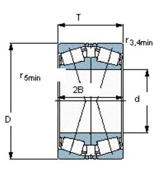 المحامل 31309 J2/QCL7CDF SKF