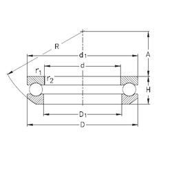 roulements 53218 NKE