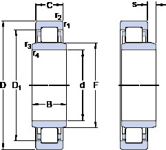 Rodamiento NUB 213 ECJ SKF