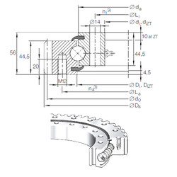 المحامل VSA 20 0544 N INA