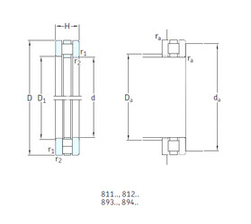 Bantalan 811/530M SKF