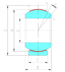 Подшипник GEZ69ET-2RS LS