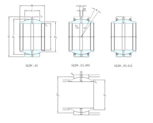 Подшипник GEZM600ES SKF