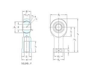 roulements SIKB10F/VZ019 SKF