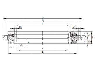 Complex Bearings YRT950 INA