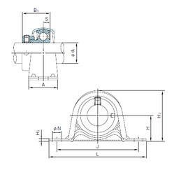 Rodamiento UCF218 NACHI