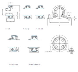 roulements P 62 R-1. TF SKF