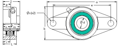 roulements UCFL 210-31G5PL AST