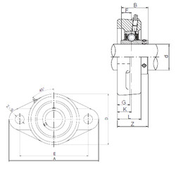 roulements UCFL308 CX