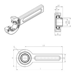 Bantalan USSP206 SNR