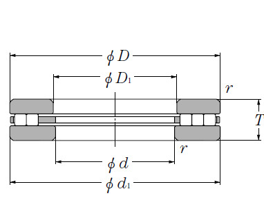 Thrust Bearings Assembly CRTD8201