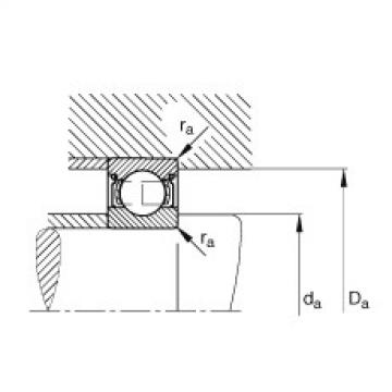 FAG الأخدود العميق الكرات - SMR126-2Z