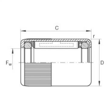 FAG Drawn cup roller clutches - HFL0308-KF-R