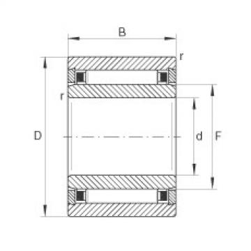 needle roller bearing sleeve NKI5/12-TV INA