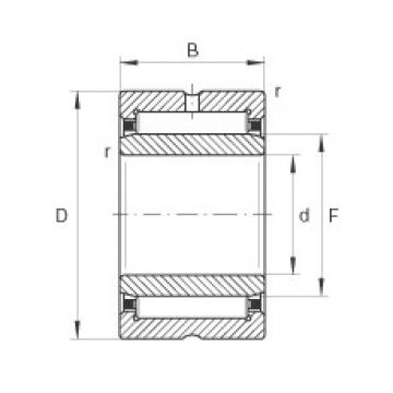 needle roller bearing sleeve NKI50/25 INA