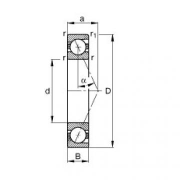 FAG Spindellager - B7006-E-T-P4S