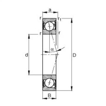 FAG Spindellager - B7006-C-2RSD-T-P4S